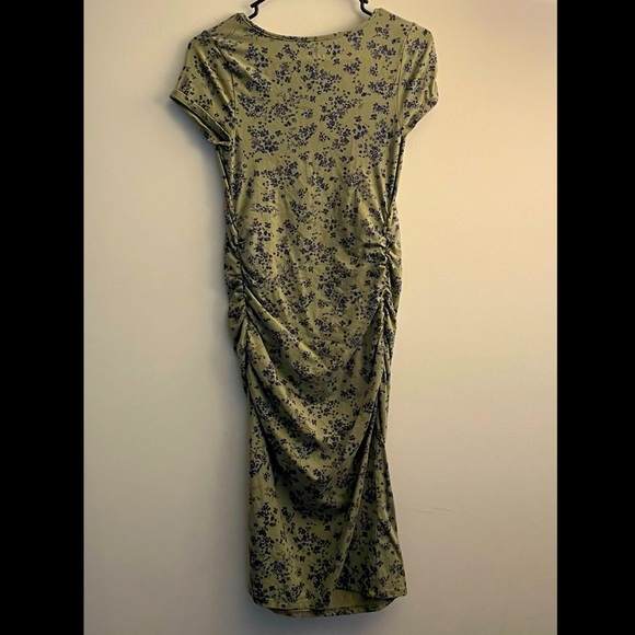 Maternity Ruched Dress - Picture 2 of 3